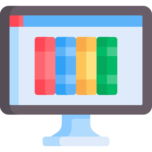 online bibliotheek Special Flat icoon