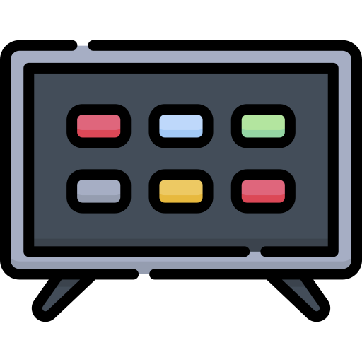 smart tv Special Lineal color Ícone