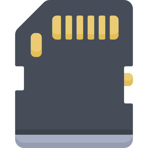 tarjeta micro sd Special Flat icono