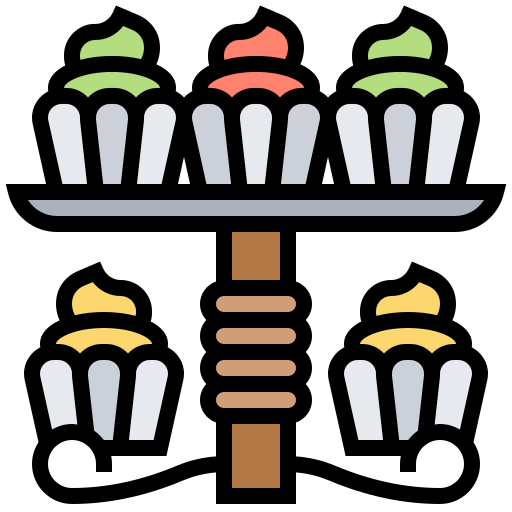 cupcake Meticulous Lineal Color icon
