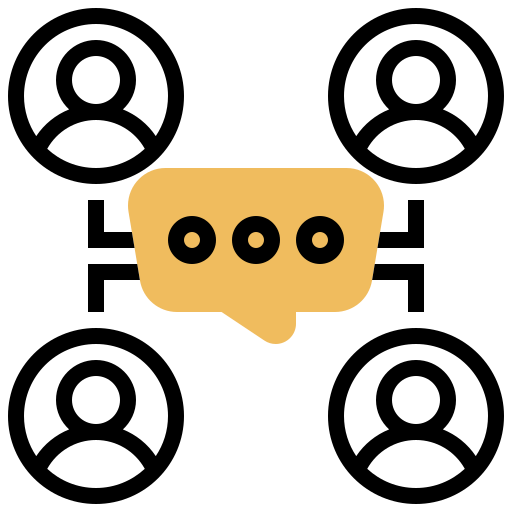Chat Meticulous Yellow shadow icon