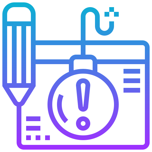 fecha límite Meticulous Gradient icono