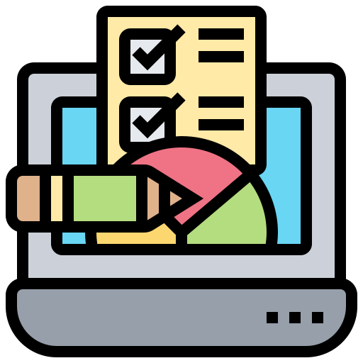 Research Meticulous Lineal Color icon