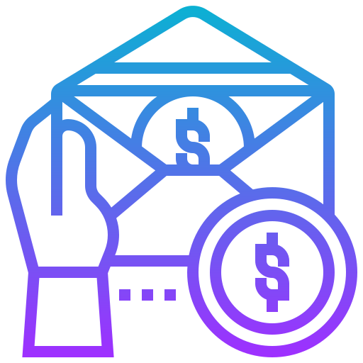 un salaire Meticulous Gradient Icône