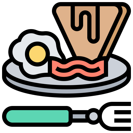 Śniadanie Meticulous Lineal Color ikona