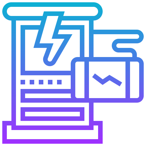 Charging station Meticulous Gradient icon