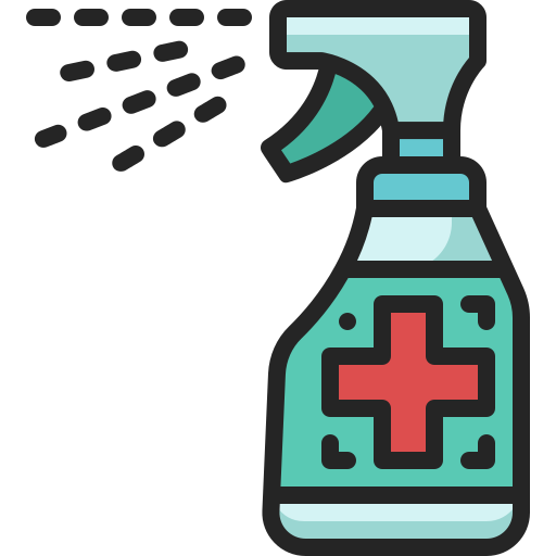 Cleaning spray Generic Outline Color icon
