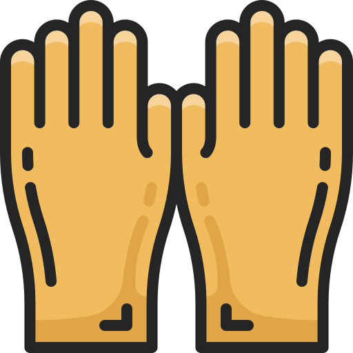 Cleaning gloves Generic Outline Color icon