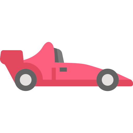 samochód wyścigowy Generic Flat ikona