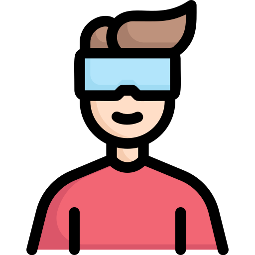 Óculos de realidade virtual Generic Outline Color Ícone