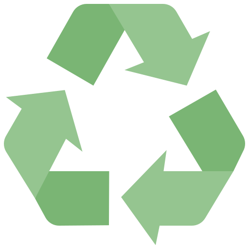 simbolo di riciclaggio Generic Flat icona