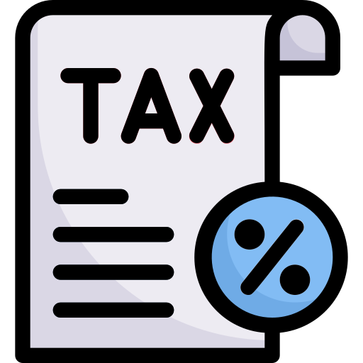 税金 Generic Outline Color icon