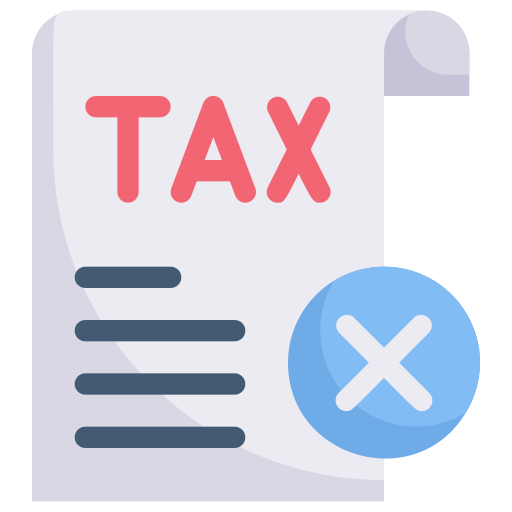 libre de impuestos Generic Flat icono
