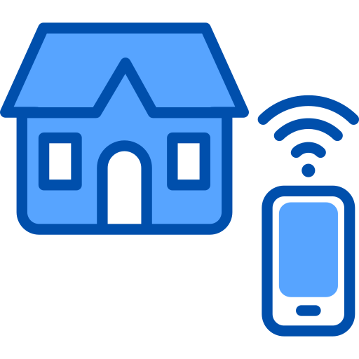 Smart house Generic Blue icon