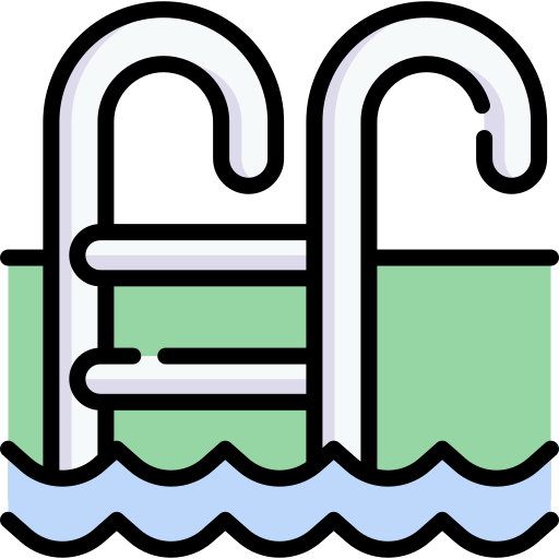 Плавательный бассейн Special Lineal color иконка