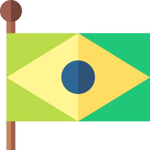 brasil Basic Straight Flat icono