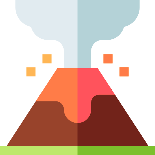 volcan Basic Straight Flat Icône