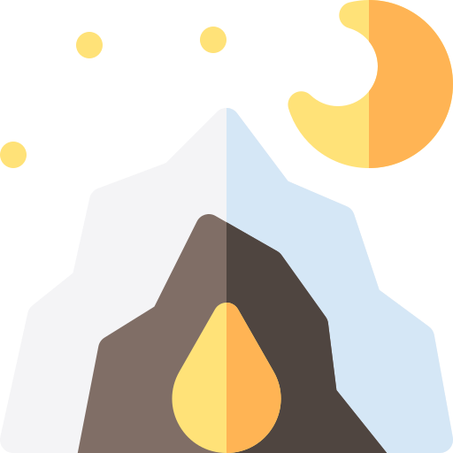 洞窟 Basic Rounded Flat icon