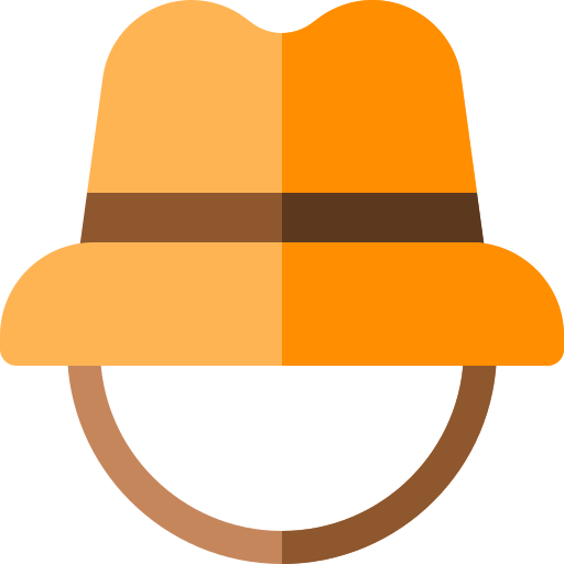 kapelusz pameli Basic Rounded Flat ikona