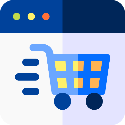 online winkelen Basic Rounded Flat icoon