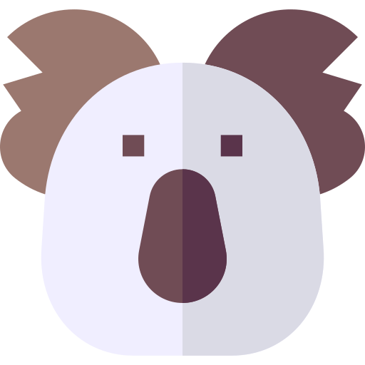koala Basic Straight Flat icon