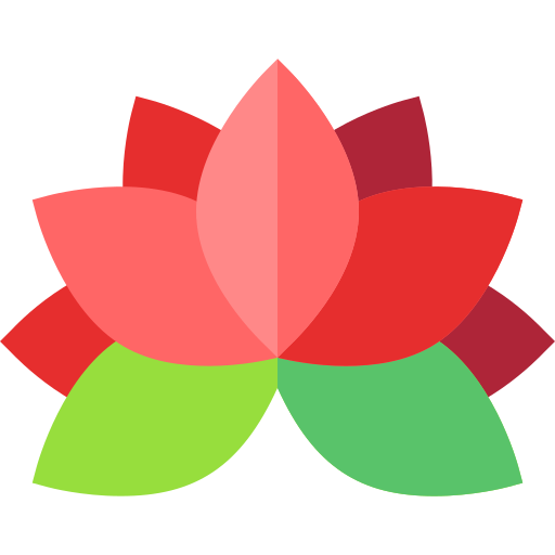 lotus Basic Straight Flat icoon