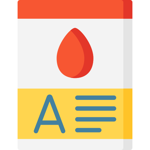 bloedtype Special Flat icoon