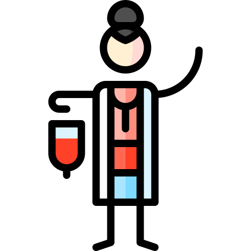 Мешок с кровью Puppet Characters Lineal Color иконка