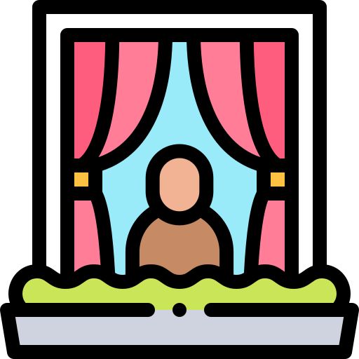 Window Detailed Rounded Lineal color icon