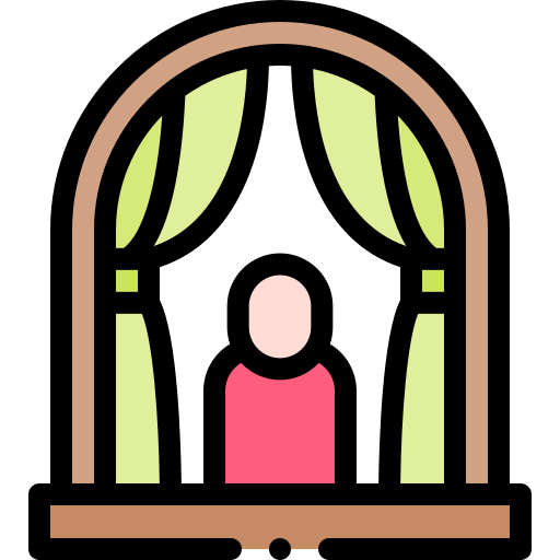 窓 Detailed Rounded Lineal color icon