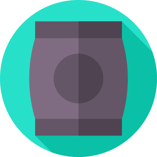 Knee pad Flat Circular Flat icon