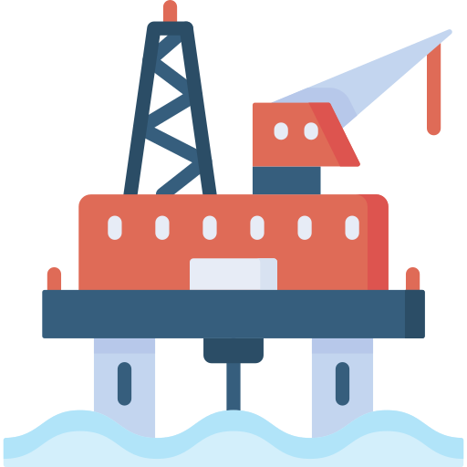 Drilling rig Special Flat icon