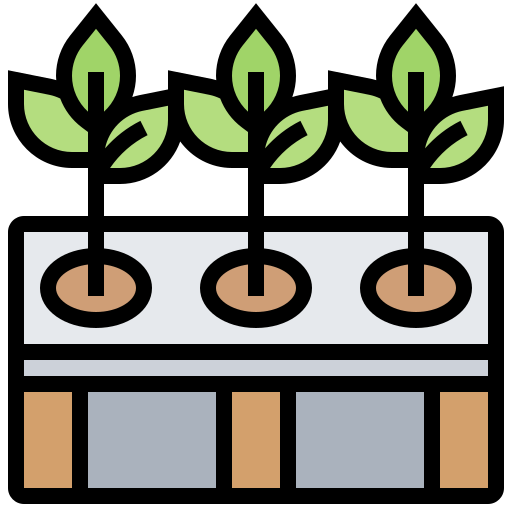 Hydroponic gardening Meticulous Lineal Color icon