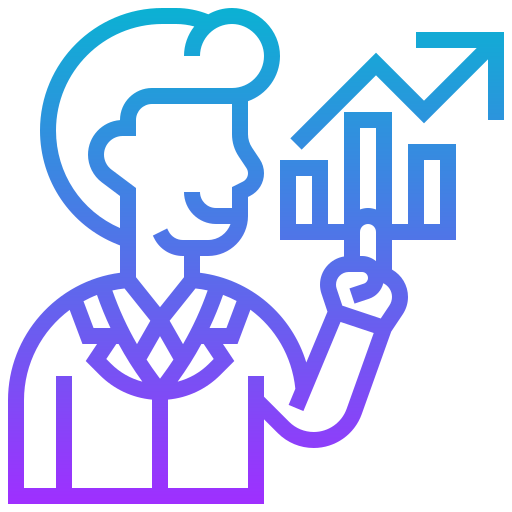 Analysis Meticulous Gradient icon