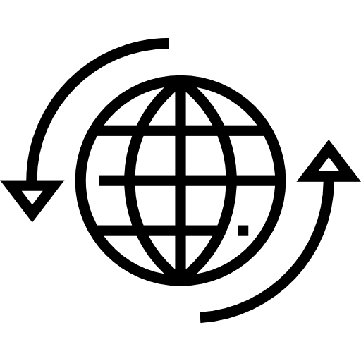 mapas y banderas Detailed Straight Lineal icono
