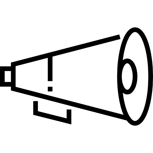 抗議する Detailed Straight Lineal icon