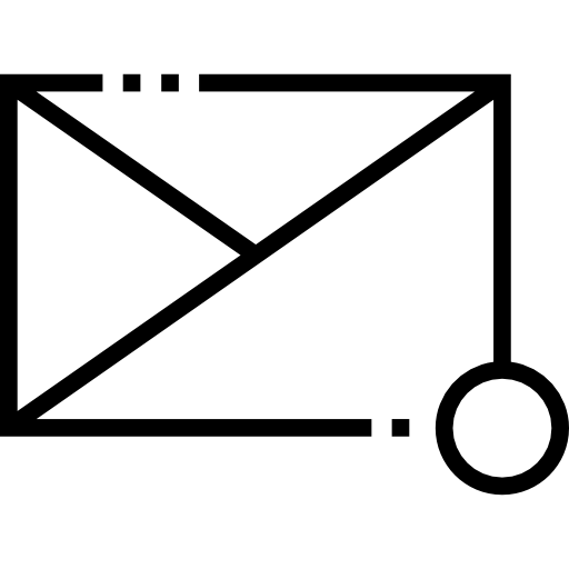 poczta Detailed Straight Lineal ikona