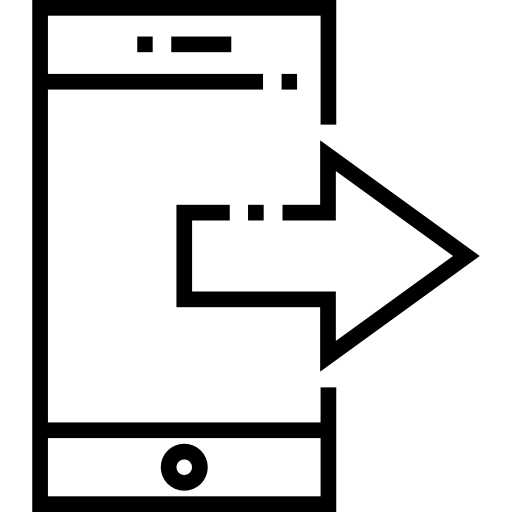 flecha correcta Detailed Straight Lineal icono
