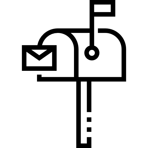 poczta Detailed Straight Lineal ikona