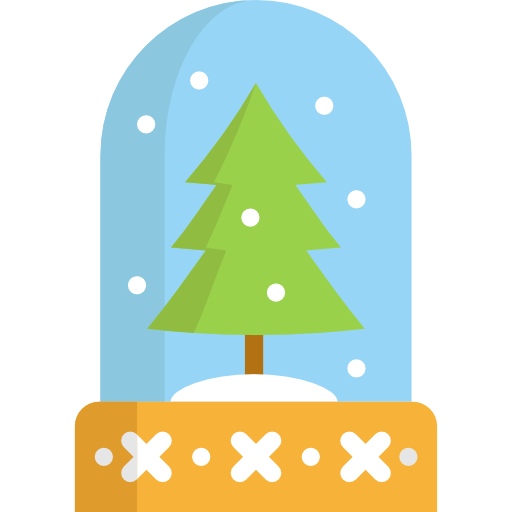 sneeuwbol Special Flat icoon