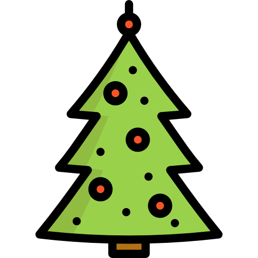 Christmas tree Special Lineal color icon