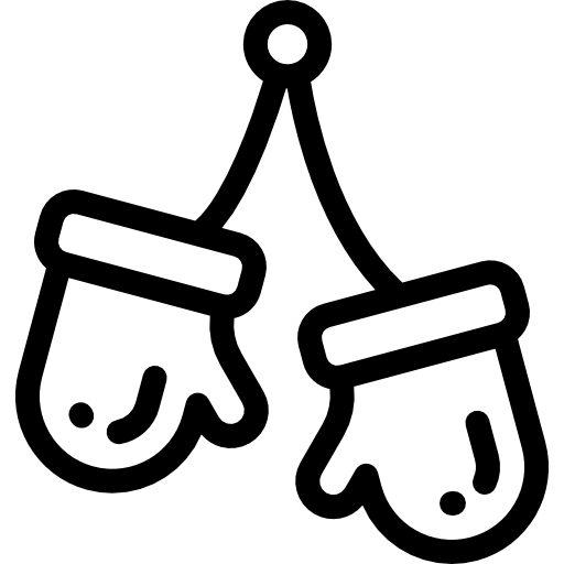 rękawice Detailed Rounded Lineal ikona