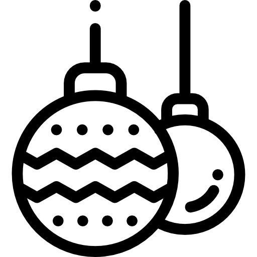 Bauble Detailed Rounded Lineal icon