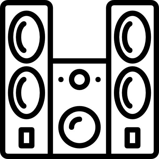 sistema de sonido Basic Miscellany Lineal icono