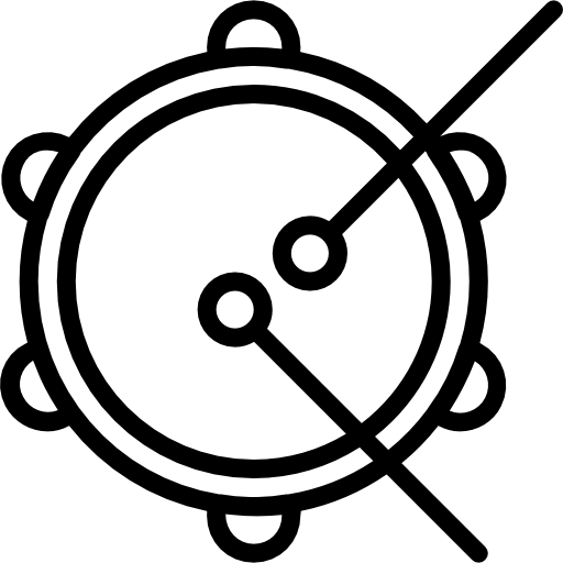 タンバリン Basic Miscellany Lineal icon