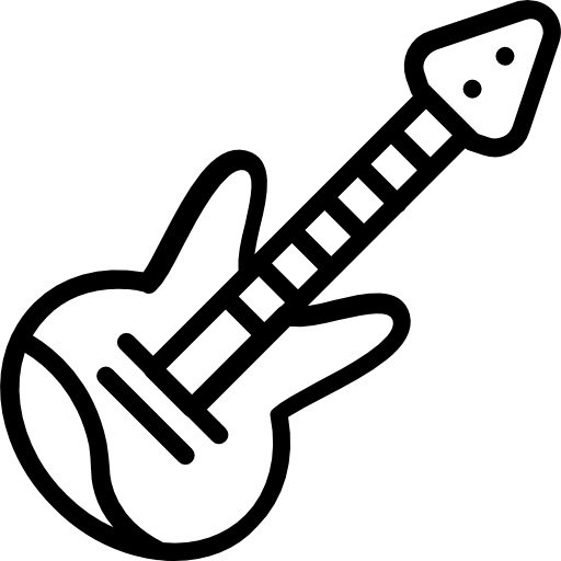 エレキギター Basic Miscellany Lineal icon