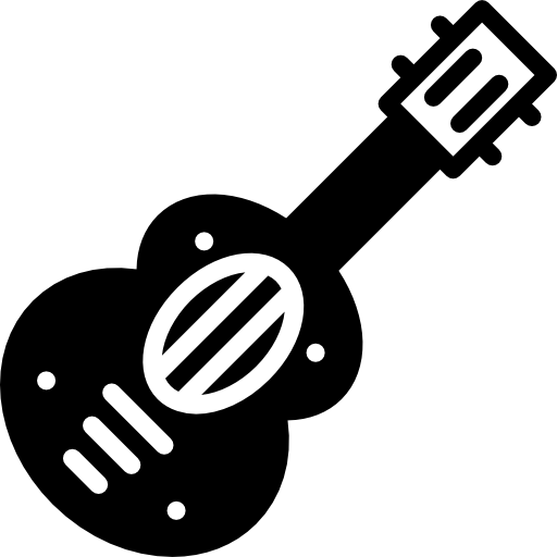 guitarra espanhola Basic Miscellany Fill Ícone