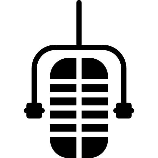 micrófono Basic Miscellany Fill icono