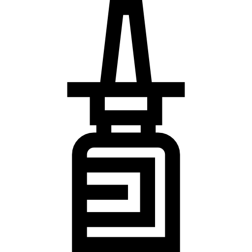 spray do nosa Basic Straight Lineal ikona