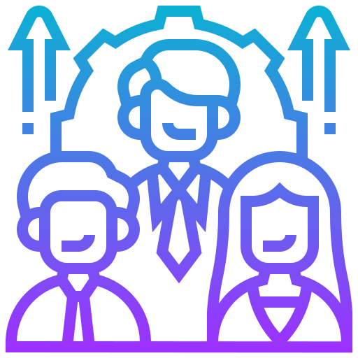 humanressourcen Meticulous Gradient icon